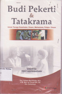 Image of Budi Pekerti dan tata Krama