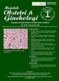 Image of Majalah obstetri dan ginekologi journal of obstetri dan ginecology science