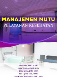 Image of Manajemen mutu pelayanan kesehatan