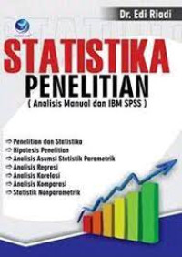 Image of Statistika penelitian  (analisis manual dan IBM SPSS)